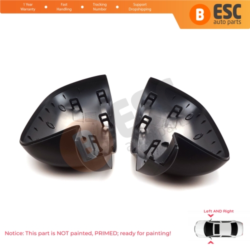 Side Wing Mirror Scull Cap Cover Left Right 963735075R 963029296R for Renault Kangoo Citan W415 W420 Townstar NV250