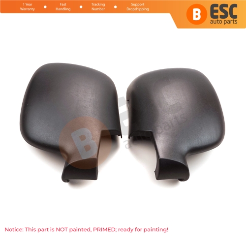 Side Wing Mirror Scull Cap Cover Left Right 7701068844 7701068842 for Renault Kangoo 2008-2013