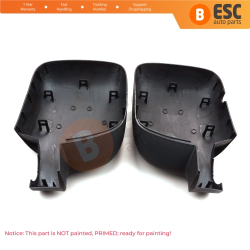 Side Wing Mirror Scull Cap Cover Left Right 7701068844 7701068842 for Renault Kangoo 2008-2013