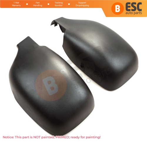 Side Wing Mirror Scull Cap Cover Left Right 8200245171 8200245172 for Renault Kangoo Nissan Kubistar 1997-2008 Peugeot 405