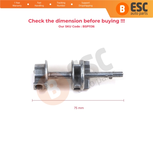 Steering Wheel Ignition Lock Barrel Locking Cylinder Shaft Rod 75 mm For Fiat Doblo Palio Albea Marea Panda Siena