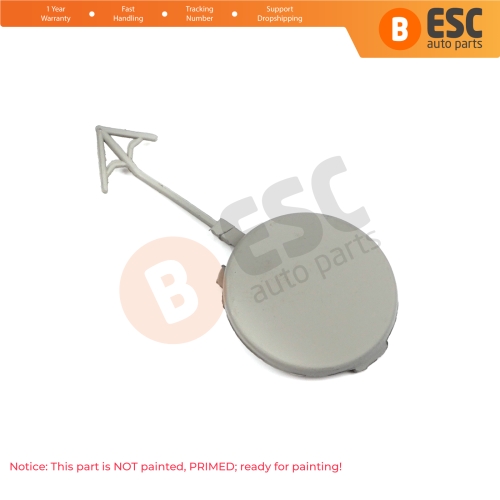 Rear Bumper Tow Hitch Eye Hook Cover Cap for Seat Leon MK3 5F ST SC 2012-2016 Pre-Facelift 5F0807441 