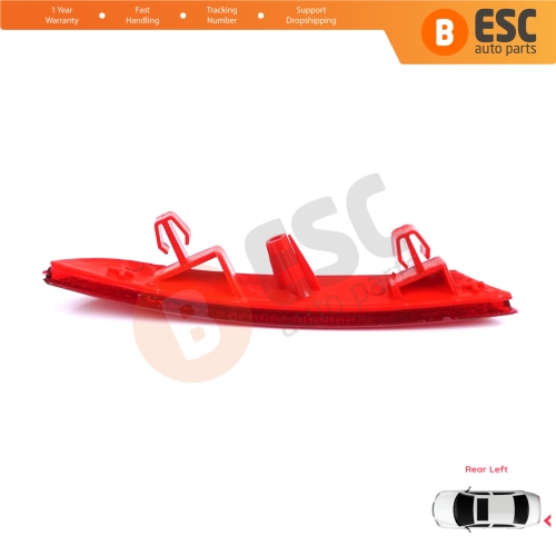 Rear Left Side Bumper Reflex Reflector for Renault Clio MK5 BF B7 2019-On 265651206R