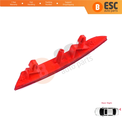 Rear Right Side Bumper Reflex Reflector for Renault Clio MK5 BF B7 2019-On 265602442R