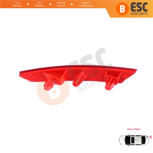 Rear Right Side Bumper Reflex Reflector for Renault Clio MK5 BF B7 2019-On 265602442R