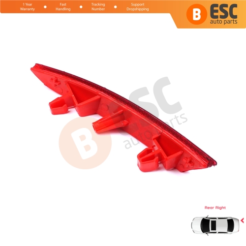 Rear Right Side Bumper Reflex Reflector for Renault Clio MK5 BF B7 2019-On 265602442R
