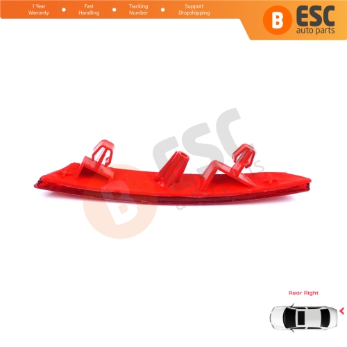 Rear Right Side Bumper Reflex Reflector for Renault Clio MK5 BF B7 2019-On 265602442R
