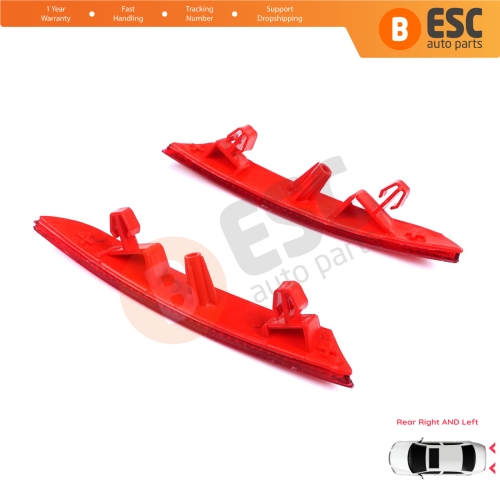 Rear Right Left Side Bumper Reflex Reflector for Renault Clio MK5 BF B7 2019-On 265602442R 265651206R