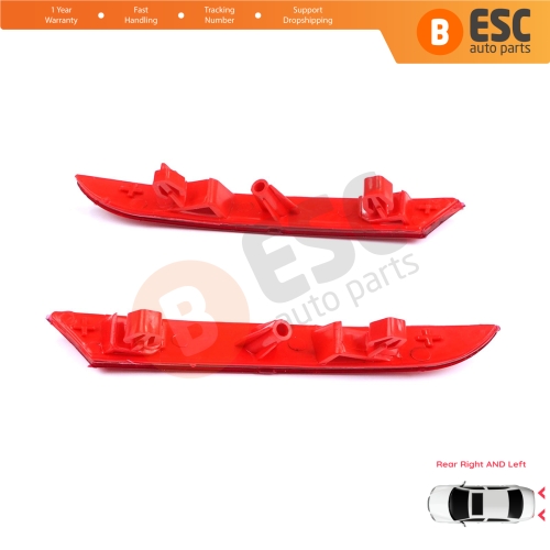 Rear Right Left Side Bumper Reflex Reflector for Renault Clio MK5 BF B7 2019-On 265602442R 265651206R