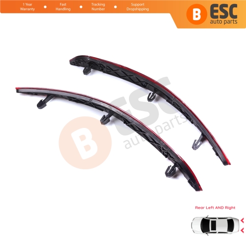 Rear Right Left Side Bumper Reflex Reflector for Fiat Tipo MK2 356 357 Egea 2015-On 4-Door Sedan 51998151 51998149