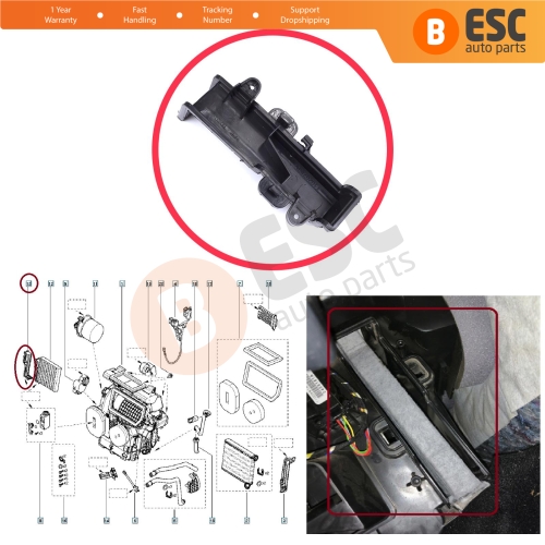 Cabin Pollen Dust Filter Housing Cover Cap for Renault Clio MK4 Captur Logan Sandero MK2 Stepway Xray Vesta 272763745R