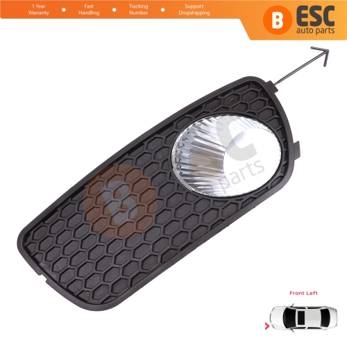 Front Bumper Fog Light Frame Housing Left for Fiat Palio Siena MK1 178 2007-2016 Albea 2002-2012 51703147