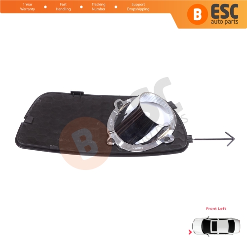 Front Bumper Fog Light Frame Housing Left for Fiat Palio Siena MK1 178 2007-2016 Albea 2002-2012 51703147