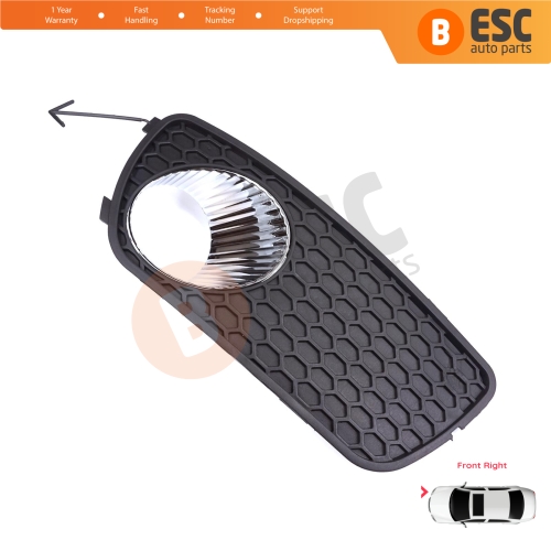 Front Bumper Fog Light Frame Housing Right for Fiat Palio Siena MK1 178 2007-2016 Albea 2002-2012 51703146