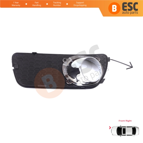 Front Bumper Fog Light Frame Housing Right for Fiat Palio Siena MK1 178 2007-2016 Albea 2002-2012 51703146