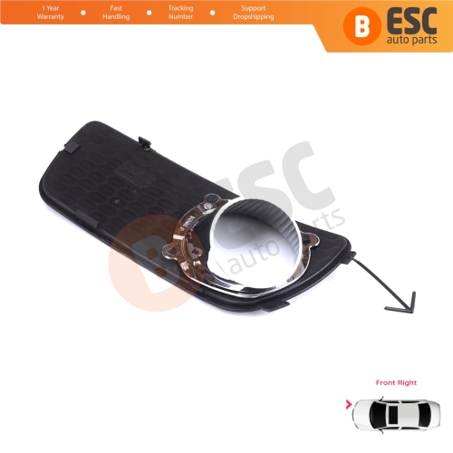 Front Bumper Fog Light Frame Housing Right for Fiat Palio Siena MK1 178 2007-2016 Albea 2002-2012 51703146