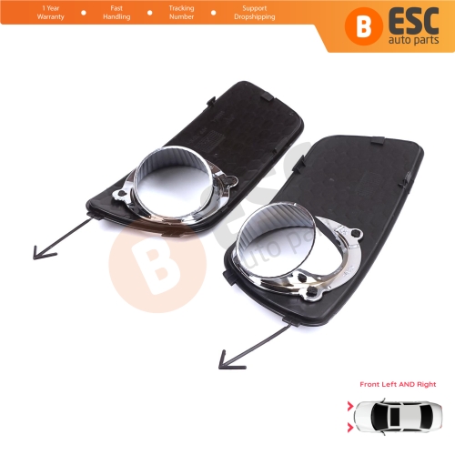 Front Bumper Fog Light Frame Housing Left Right for Fiat Palio Siena MK1 178 2007-2016 Albea 2002-2012 51703146 51703147