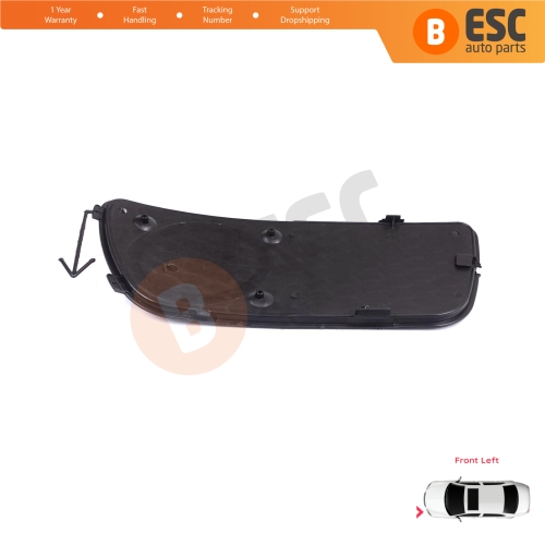 Front Bumper Fog Light Grille Frame Without Holes Left for Fiat Palio Siena MK1 178 2007-2016 Albea 2002-2012 51703145