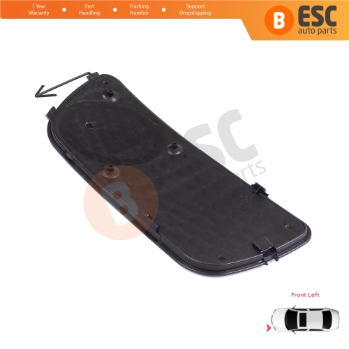 Front Bumper Fog Light Grille Frame Without Holes Left for Fiat Palio Siena MK1 178 2007-2016 Albea 2002-2012 51703145