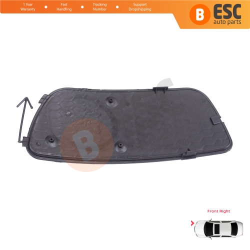 Front Bumper Fog Light Grille Frame Without Holes Right for Fiat Palio Siena MK1 178 2007-2016 Albea 2002-2012 51703144