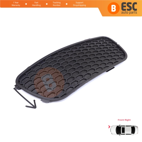 Front Bumper Fog Light Grille Frame Without Holes Right for Fiat Palio Siena MK1 178 2007-2016 Albea 2002-2012 51703144