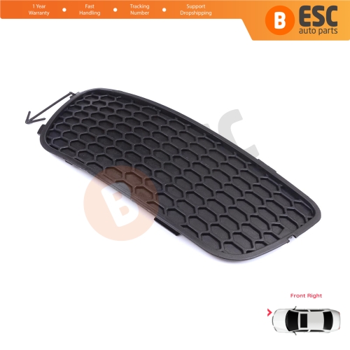 Front Bumper Fog Light Grille Frame Without Holes Right for Fiat Palio Siena MK1 178 2007-2016 Albea 2002-2012 51703144