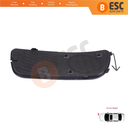 Front Bumper Fog Light Grille Frame Without Holes Right for Fiat Palio Siena MK1 178 2007-2016 Albea 2002-2012 51703144