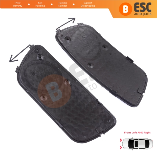 Front Bumper Fog Light Grille Frame Without Holes Left Right for Fiat Palio Siena MK1 178 2007-2016 Albea 2002-2012 51703144 51703145