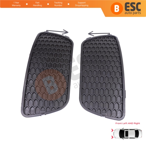 Front Bumper Fog Light Grille Frame Without Holes Left Right for Fiat Palio Siena MK1 178 2007-2016 Albea 2002-2012 51703144 51703145