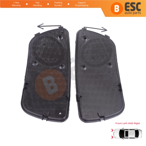 Front Bumper Fog Light Grille Frame Without Holes Left Right for Fiat Palio Siena MK1 178 2007-2016 Albea 2002-2012 51703144 51703145