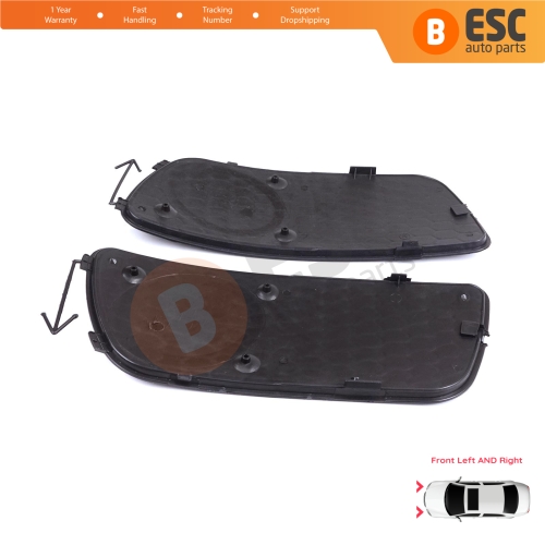 Front Bumper Fog Light Grille Frame Without Holes Left Right for Fiat Palio Siena MK1 178 2007-2016 Albea 2002-2012 51703144 51703145