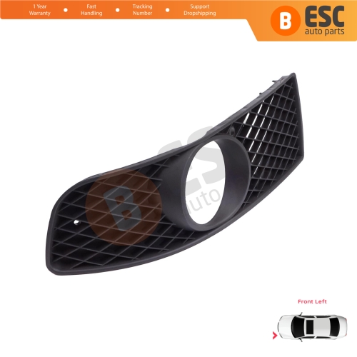 Front Bumper Fog Light Frame Housing Left for VW Polo MK3 6N2 1999-2001 Facelift 6N0853665C
