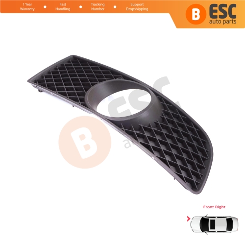 Front Bumper Fog Light Frame Housing Right for VW Polo MK3 6N2 1999-2001 Facelift 6N0853666C