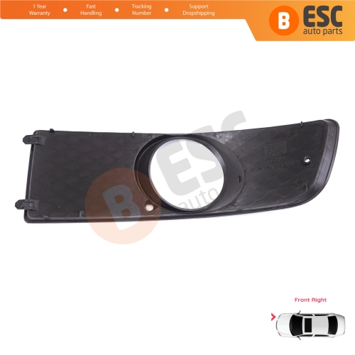Front Bumper Fog Light Frame Housing Right for VW Polo MK3 6N2 1999-2001 Facelift 6N0853666C