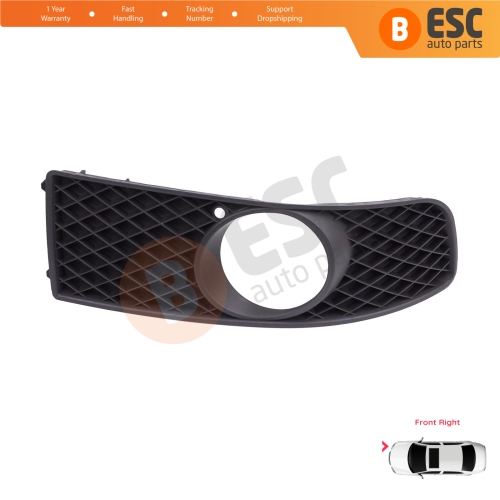 Front Bumper Fog Light Frame Housing Right for VW Polo MK3 6N2 1999-2001 Facelift 6N0853666C