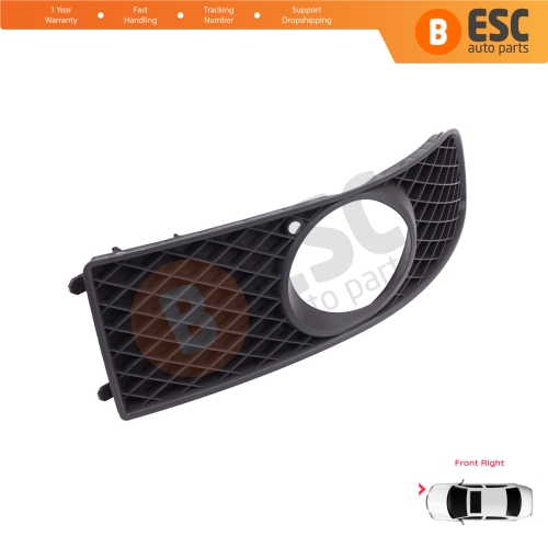 Front Bumper Fog Light Frame Housing Right for VW Polo MK3 6N2 1999-2001 Facelift 6N0853666C