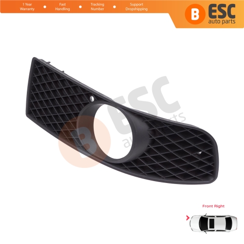 Front Bumper Fog Light Frame Housing Right for VW Polo MK3 6N2 1999-2001 Facelift 6N0853666C