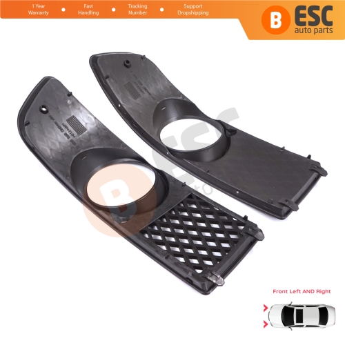 Front Bumper Fog Light Frame Housing Left Right for VW Polo MK3 6N2 1999-2001 Facelift 6N0853665C 6N0853666C