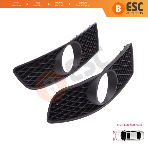 Front Bumper Fog Light Frame Housing Left Right for VW Polo MK3 6N2 1999-2001 Facelift 6N0853665C 6N0853666C