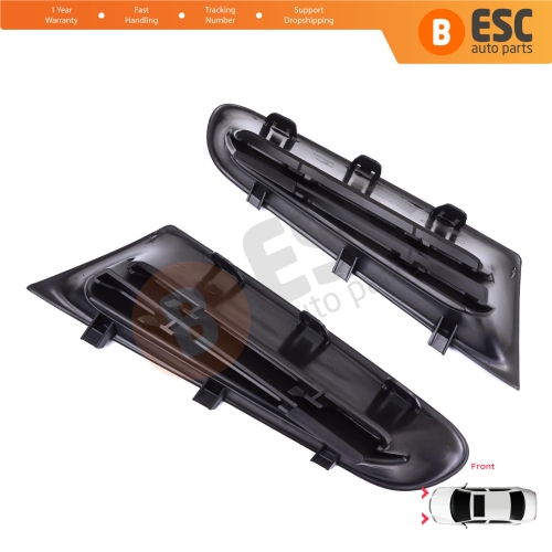 Front Bumper Air Vent Grille Panel Left Right for Renault Clio MK3 2005-2009 Pre-Facelift 7701208684