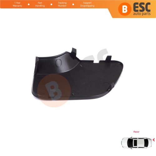 Rear Bumper Tow Bar Hook Eye Cover Black for Renault Dacia Duster MK2 HM 2017-2023 511656583R