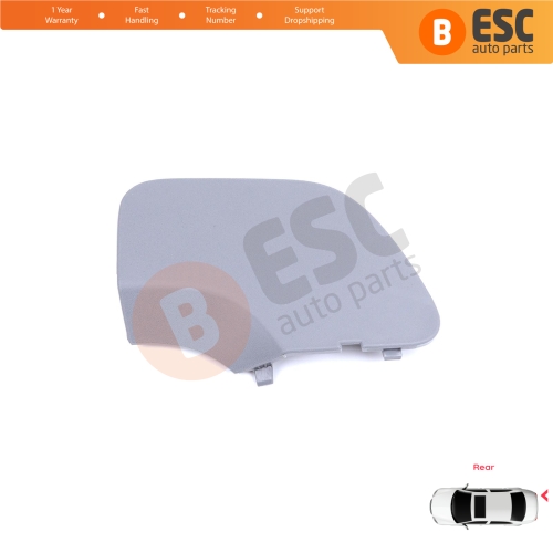 Rear Bumper Tow Bar Hook Eye Cover Gray for Renault Dacia Duster MK2 HM 2017-2023 511655594R