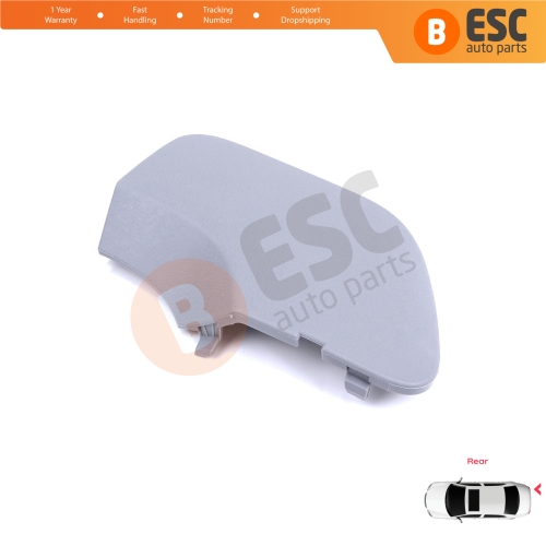 Rear Bumper Tow Bar Hook Eye Cover Gray for Renault Dacia Duster MK2 HM 2017-2023 511655594R