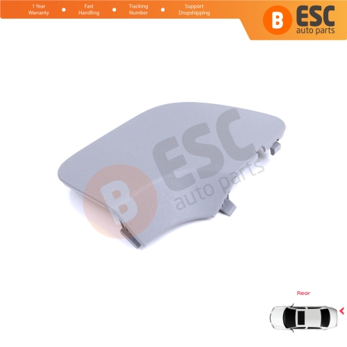 Rear Bumper Tow Bar Hook Eye Cover Gray for Renault Dacia Duster MK2 HM 2017-2023 511655594R