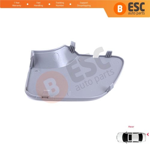 Rear Bumper Tow Bar Hook Eye Cover Gray for Renault Dacia Duster MK2 HM 2017-2023 511655594R