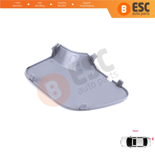 Rear Bumper Tow Bar Hook Eye Cover Gray for Renault Dacia Duster MK2 HM 2017-2023 511655594R