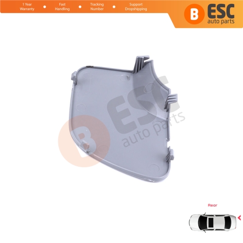 Rear Bumper Tow Bar Hook Eye Cover Gray for Renault Dacia Duster MK2 HM 2017-2023 511655594R
