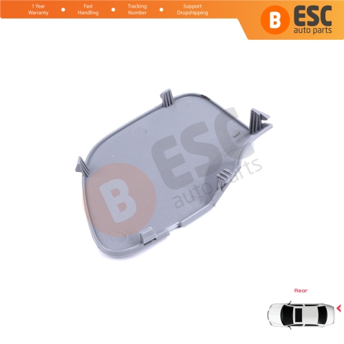 Rear Bumper Tow Bar Hook Eye Cover Gray for Renault Dacia Duster MK2 HM 2017-2023 511655594R