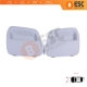 Front Bumper Tow Bar Hook Eye Cover Set Gray for Renault Dacia Duster MK2 HM 2017-2023 511802392R