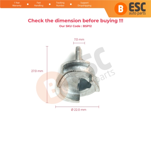 Ignition Lock Cylinder Tab Slot For VW Audi Seat 357905855B 4A1905855 